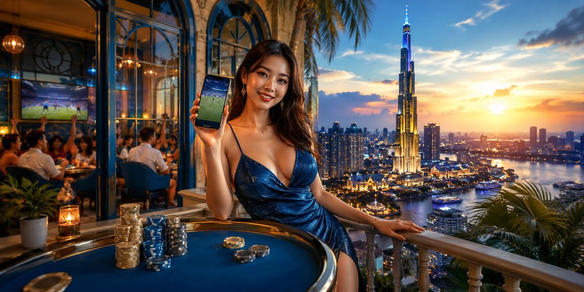 Người dùng thư giãn với cà phê và trải nghiệm cá cược thể thao tại Hồ Chí Minh
