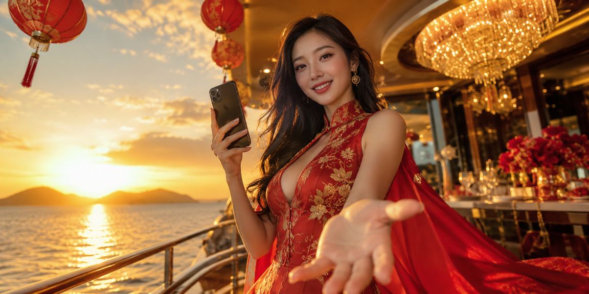 Người dùng trải nghiệm casino di động trên bãi biển Phú Quốc